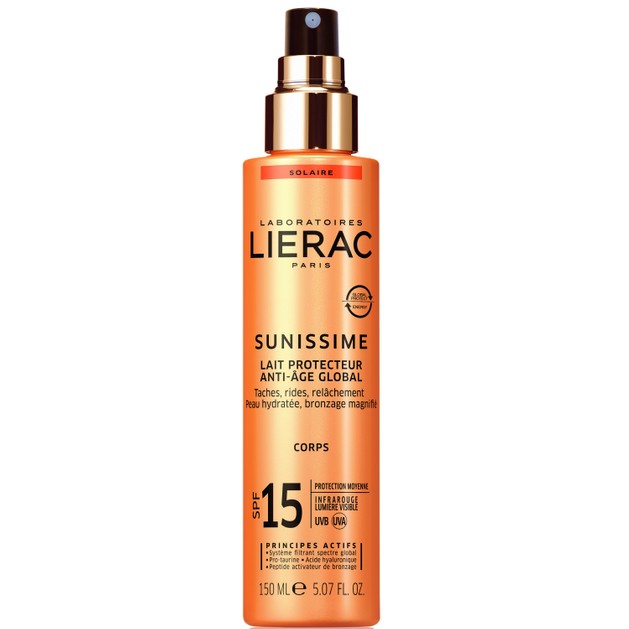 Lierac Sunissime Lait Protecteur Anti-Age Global Spf15, 150ml Lierac Sunissime Lait Protecteur Anti-Age Global Spf15, 150ml