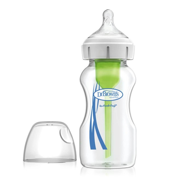 Dr Brown’s Μπιμπερό Γυάλινο Options+ Anti-colic Φαρδύς Λαιμός 0m+, 270ml Dr Brown’s Μπιμπερό Γυάλινο Options+ Anti-colic Φαρδύς Λαιμός 0m+, 270ml