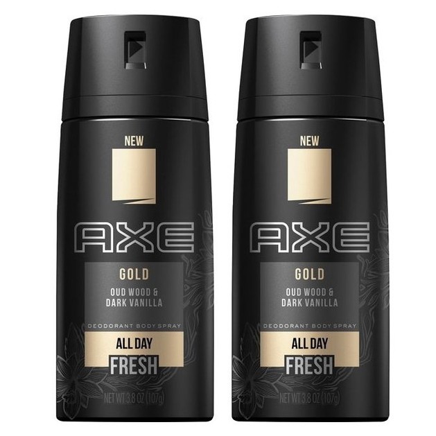 Axe Πακέτο Προσφοράς Gold Body Spray Αποσμητικό 48ωρης Φρεσκάδας με Σαγηνευτικό Άρωμα 2x150ml 1+1 Δώρο Axe Πακέτο Προσφοράς Gold Body Spray Αποσμητικό 48ωρης Φρεσκάδας με Σαγηνευτικό Άρωμα 2x150ml 1+1 Δώρο