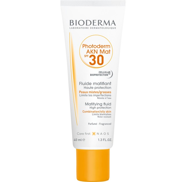 Bioderma Photoderm Akn Mat Fluide Spf30 Αντηλιακή Κρέμα Προσώπου για το Μεικτό Λιπαρό Με Τάση Ακμής Δέρμα 40ml Bioderma Photoderm Akn Mat Fluide Spf30 Αντηλιακή Κρέμα Προσώπου για το Μεικτό Λιπαρό Με Τάση Ακμής Δέρμα 40ml