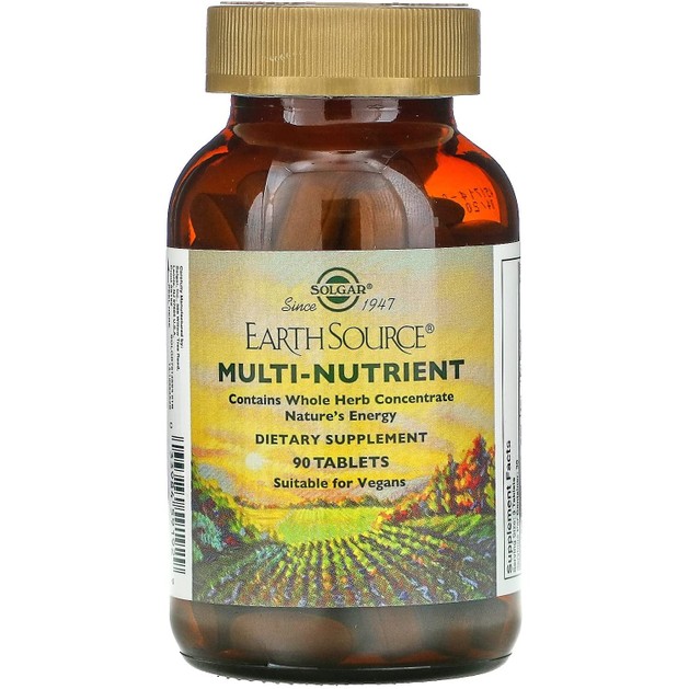 Solgar Earth Source Multi Nutrient Food Supplement 90tabs Solgar Earth Source Multi Nutrient Food Supplement 90tabs