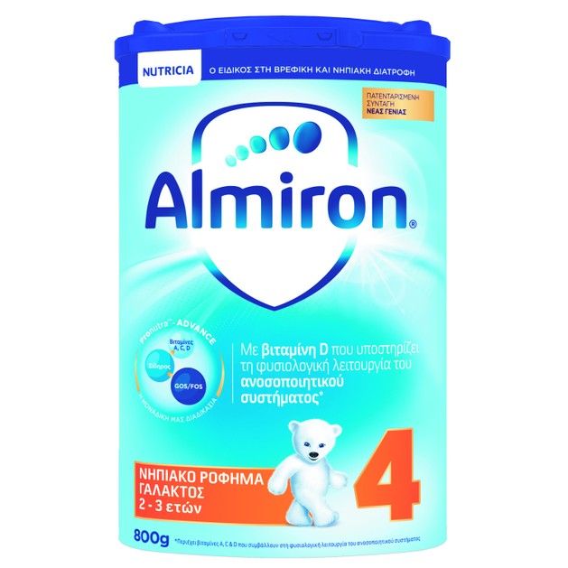 Nutricia Almiron 4 Νηπιακό Ρόφημα Γάλακτος 2-3 Ετών 800gr Nutricia Almiron 4 Νηπιακό Ρόφημα Γάλακτος 2-3 Ετών 800gr