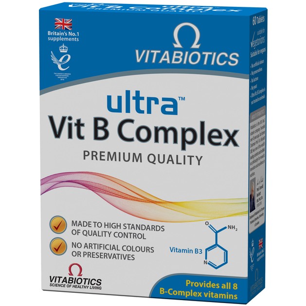 Vitabiotics Ultra Vitamin B Complex 60Tabs Vitabiotics Ultra Vitamin B Complex 60Tabs