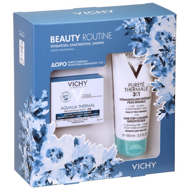 Vichy Promo Beauty Routine Aqualia Thermal Cream-Gel Rehydrating Cream 50ml & Δώρο Vichy Purete Thermale 3 in 1, 100ml Vichy Promo Beauty Routine Aqualia Thermal Cream-Gel Rehydrating Cream 50ml & Δώρο Vichy Purete Thermale 3 in 1, 100ml