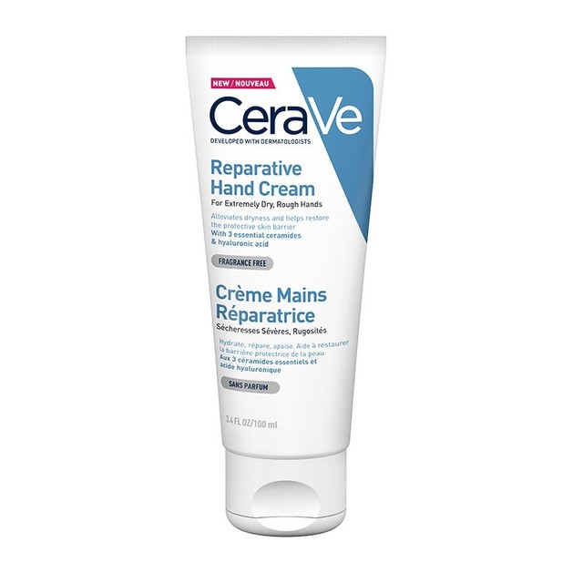 CeraVe Reparative Hand Cream Επανορθωτική Κρέμα Χεριών για Πολύ Ξηρό, Τραχύ Δέρμα 100ml CeraVe Reparative Hand Cream Επανορθωτική Κρέμα Χεριών για Πολύ Ξηρό, Τραχύ Δέρμα 100ml