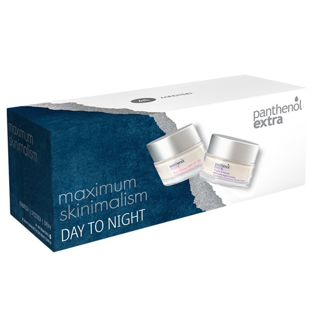 Medisei Panthenol Extra Πακέτο Προσφοράς Maximum Skinimalism Day to Night with Day Cream Spf15, 50ml & Antiwrinkle Night Cream 50ml Medisei Panthenol Extra Πακέτο Προσφοράς Maximum Skinimalism Day to Night with Day Cream Spf15, 50ml & Antiwrinkle Night Cream 50ml