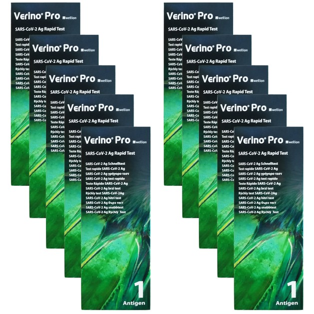 Wellion Πακέτο Προσφοράς Verino Pro Sars 2019-nCov Antigen Rapid Self Test 10 Τεμάχια Wellion Πακέτο Προσφοράς Verino Pro Sars 2019-nCov Antigen Rapid Self Test 10 Τεμάχια