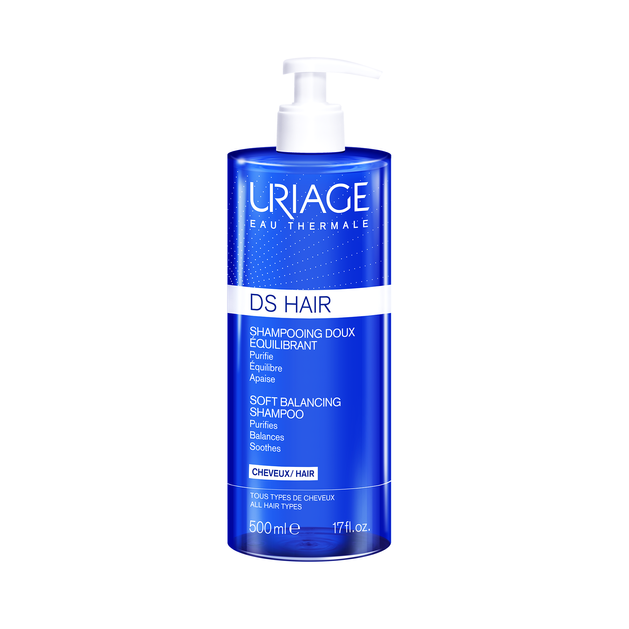Uriage Eau Thermale Ds Hair Soft Balancing Shampoo Σαμπουάν Καθαρισμού και Εξισορρόπησης 500ml Uriage Eau Thermale Ds Hair Soft Balancing Shampoo Σαμπουάν Καθαρισμού και Εξισορρόπησης 500ml
