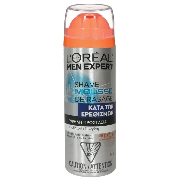L\'oreal Paris Men Expert Shave Mousse de Rassage 194g L\'oreal Paris Men Expert Shave Mousse de Rassage 194g