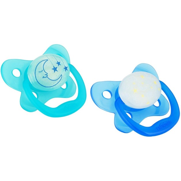 Dr Brown’s Pacifiers Night Time Glows in the Dark 6-18m Πιπίλες Σιλικόνης Μπλέ 2 τεμάχια Dr Brown’s Pacifiers Night Time Glows in the Dark 6-18m Πιπίλες Σιλικόνης Μπλέ 2 τεμάχια