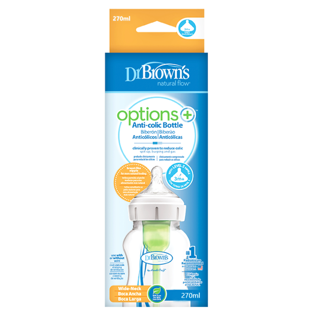 Dr Brown’s Μπιμπερό Πλαστικό Options Κατά Των Κολικών 270ml 1 τεμάχιο WB91600 Dr Brown’s Μπιμπερό Πλαστικό Options Κατά Των Κολικών 270ml 1 τεμάχιο WB91600