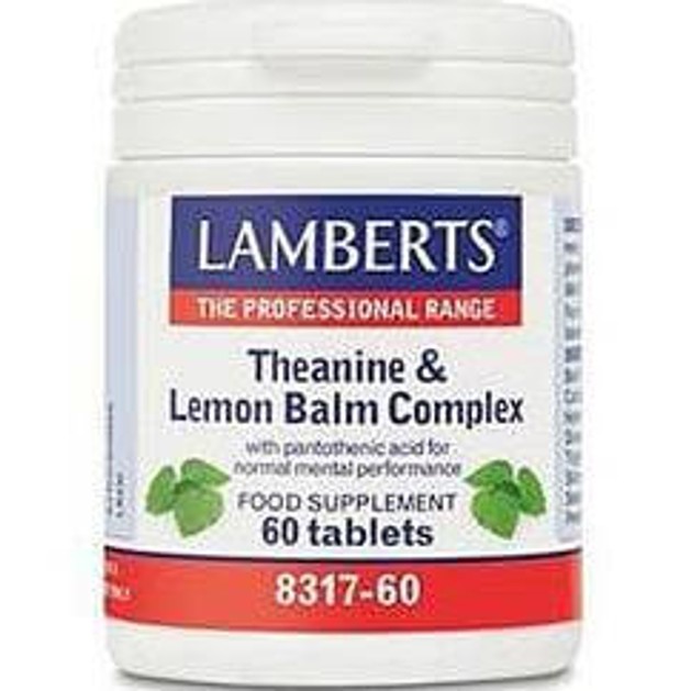 Lamberts Theanine & Lemon Balm Complex 60 tabs Lamberts Theanine & Lemon Balm Complex 60 tabs