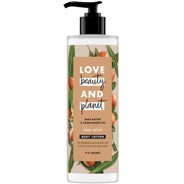 Love Beauty & Planet Shea Butter & Sandalwood Oil Body Lotion 400ml Love Beauty & Planet Shea Butter & Sandalwood Oil Body Lotion 400ml