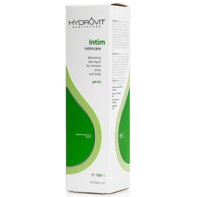 Hydrovit Intim Intimcare Ph 4,5 για την Ευαίσθητη Περιοχή και το Σώμα 150ml Hydrovit Intim Intimcare Ph 4,5 για την Ευαίσθητη Περιοχή και το Σώμα 150ml