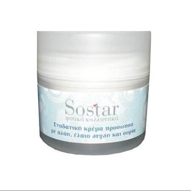 Sostar Ενυδατική Κρέμα Προσώπου Με Αλόη Έλαιο Argan Και Ουρία 50ml Sostar Ενυδατική Κρέμα Προσώπου Με Αλόη Έλαιο Argan Και Ουρία 50ml