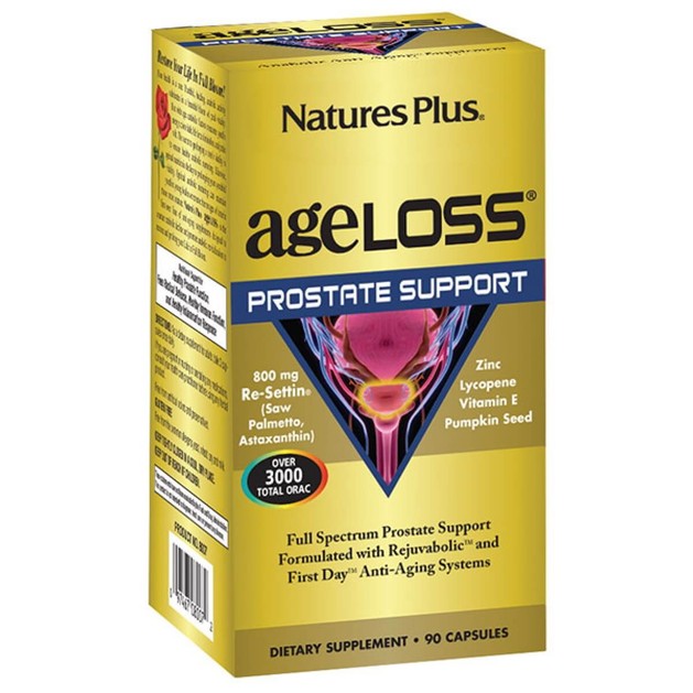 Nature\'s Plus Ageloss Prostate Support Συμπλήρωμα Διατροφής για την Υποστήριξη του Προστάτη 90 Κάψουλες Nature\'s Plus Ageloss Prostate Support Συμπλήρωμα Διατροφής για την Υποστήριξη του Προστάτη 90 Κάψουλες