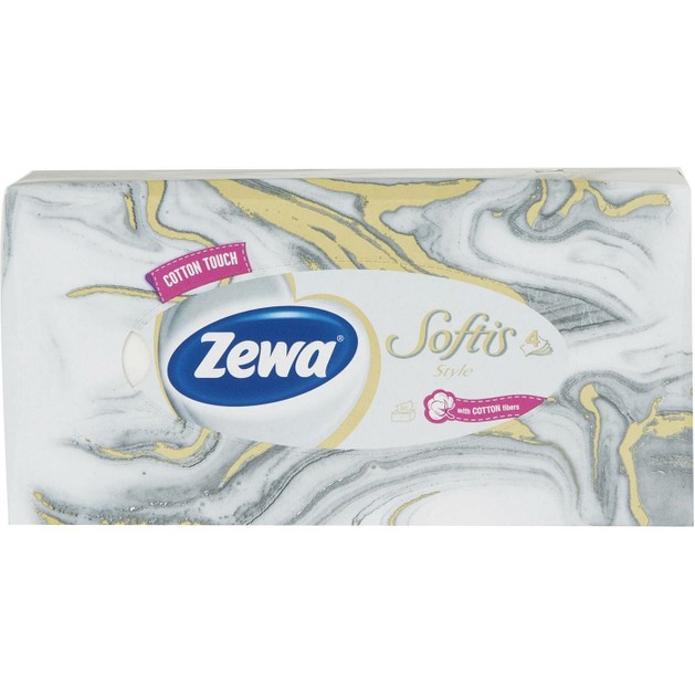 Zewa Softis Style Box Design Επιτραπέζια Χαρτομάντηλα Τετράφυλλα 80τμχ Zewa Softis Style Box Design Επιτραπέζια Χαρτομάντηλα Τετράφυλλα 80τμχ