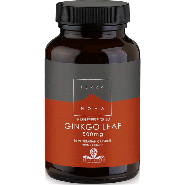 Terranova Ginkgo Leaf 500mg Το Μόνο Ginkgo στη Φυσική του Μορφή για Δυνατή Μνήμη 50veg. caps Terranova Ginkgo Leaf 500mg Το Μόνο Ginkgo στη Φυσική του Μορφή για Δυνατή Μνήμη 50veg. caps