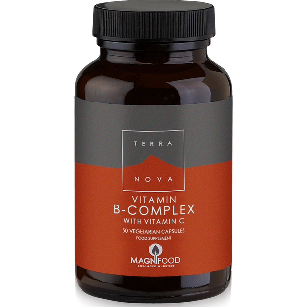 Terranova Vitamin B-Complex With Vitamin C Καινοτόμος Σύνθεση Βιταμινών του Συμπλέγματος Β για Μέγιστη Απορρόφηση 50caps Terranova Vitamin B-Complex With Vitamin C Καινοτόμος Σύνθεση Βιταμινών του Συμπλέγματος Β για Μέγιστη Απορρόφηση 50caps