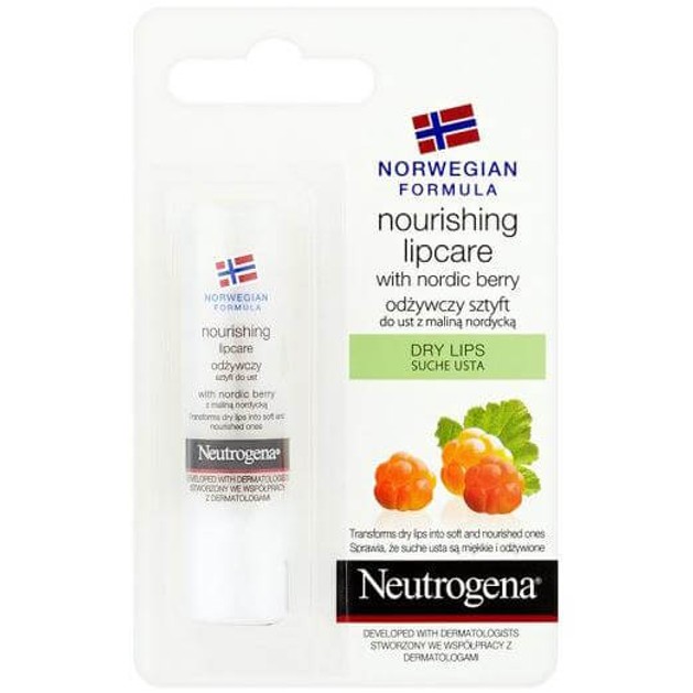 Neutrogena Nourishing Lipcare With Nordic Berry Stick Χειλιών Θρέψης για Ξηρά και Σκασμένα Χείλη 4.9gr Neutrogena Nourishing Lipcare With Nordic Berry Stick Χειλιών Θρέψης για Ξηρά και Σκασμένα Χείλη 4.9gr