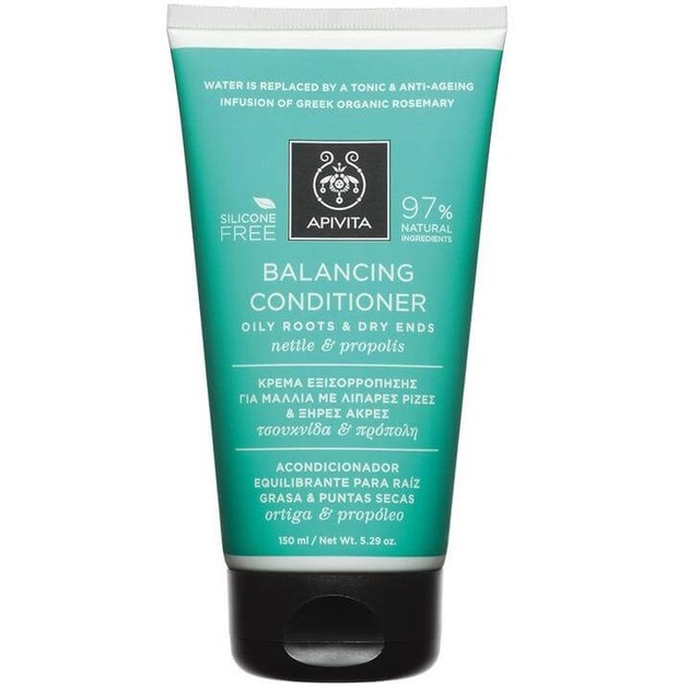 Apivita Balancing Conditioner For Oily Roots & Dry Ends With Nettle & Propolis 150ml Apivita Balancing Conditioner For Oily Roots & Dry Ends With Nettle & Propolis 150ml