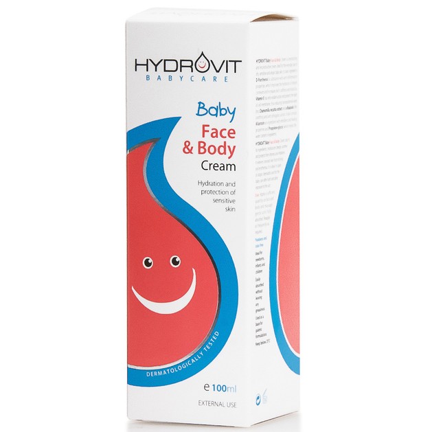 Hydrovit Baby Face & Body Cream Βρεφική Κρέμα Προσώπου-Σώματος 100ml Hydrovit Baby Face & Body Cream Βρεφική Κρέμα Προσώπου-Σώματος 100ml