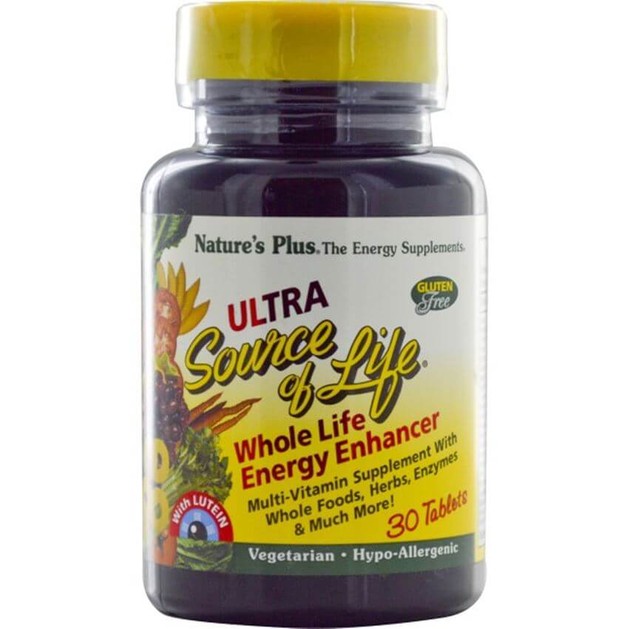 Nature\'s Plus Ultra Source Of Life Συμπλήρωμα Διατροφής για Τόνωση & Ενέργεια του Οργανισμού 30tabs Nature\'s Plus Ultra Source Of Life Συμπλήρωμα Διατροφής για Τόνωση & Ενέργεια του Οργανισμού 30tabs