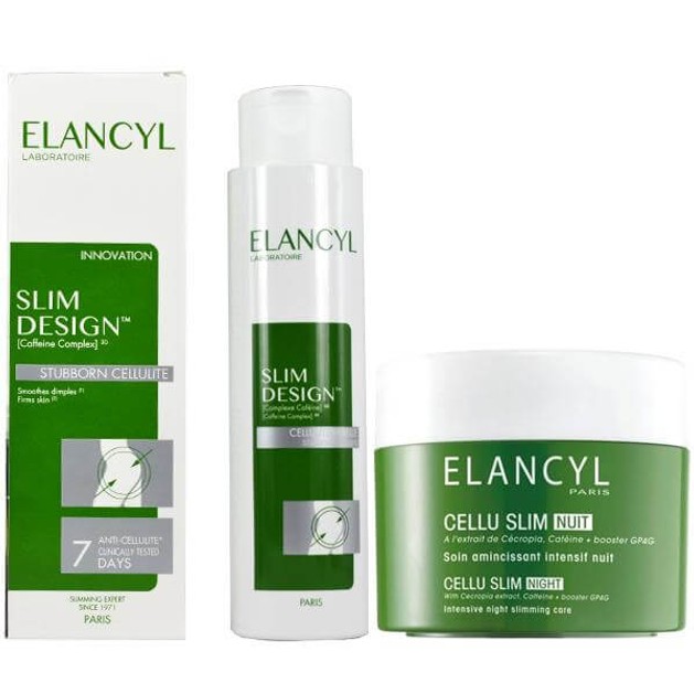Elancyl Slim Design Caffeine Complex 3D - 200ml + Elancyl Cellu Slim Night 250ml Elancyl Slim Design Caffeine Complex 3D - 200ml + Elancyl Cellu Slim Night 250ml