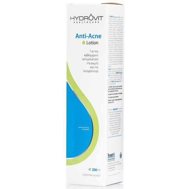 Hydrovit Anti-Acne Lotion για Λιπαρά με Τάση Ακμής και Ακνεϊκά Δέρματα 200ml Hydrovit Anti-Acne Lotion για Λιπαρά με Τάση Ακμής και Ακνεϊκά Δέρματα 200ml
