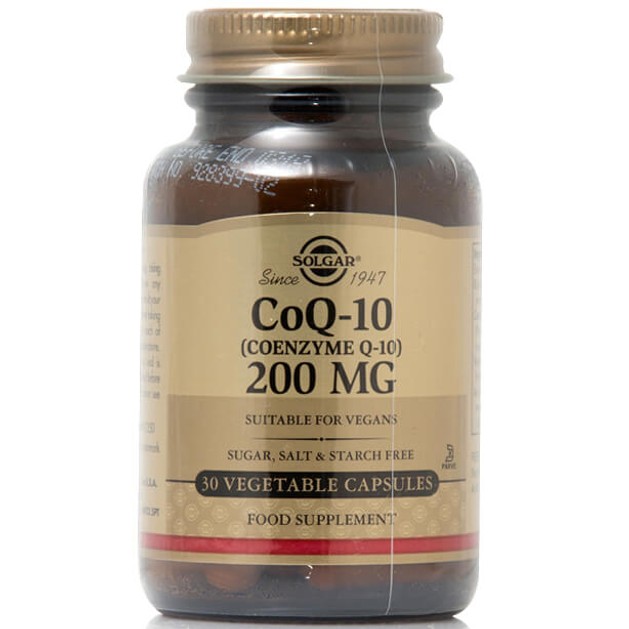Solgar Coenzyme CοQ10 200mg 30 veg.caps Solgar Coenzyme CοQ10 200mg 30 veg.caps