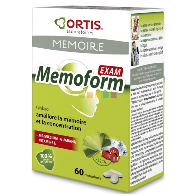 Ortis Memoform Exam Συμπλήρωμα Διατροφής για την Ενίσχυση της Μνήμης & της Συγκέντρωσης 60Tabs Ortis Memoform Exam Συμπλήρωμα Διατροφής για την Ενίσχυση της Μνήμης & της Συγκέντρωσης 60Tabs