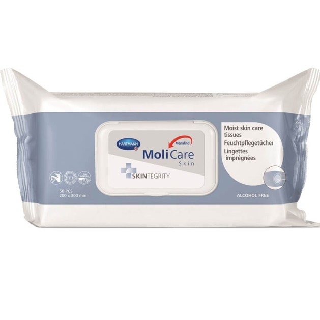 Hartmann Menalind Molicare Skintegrity Clean Wet Wipes Υγρά Μαντηλάκια Καθαρισμού 50τμχ Hartmann Menalind Molicare Skintegrity Clean Wet Wipes Υγρά Μαντηλάκια Καθαρισμού 50τμχ