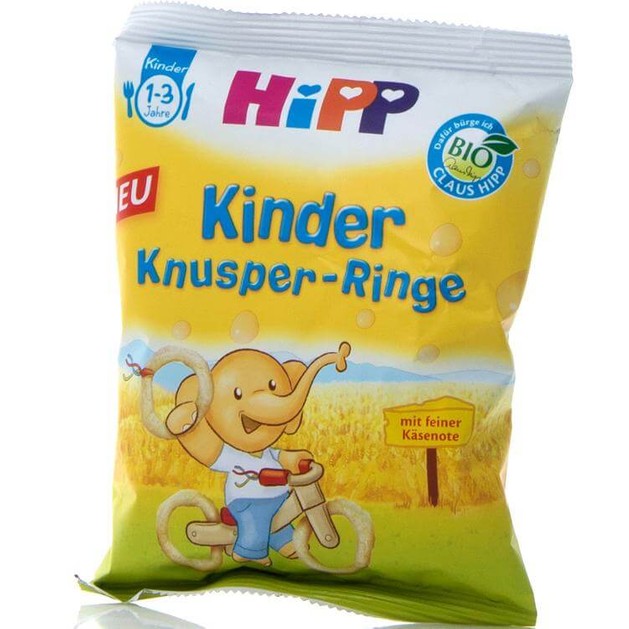 HIPP Τραγανά Τυροδακτυλίδια από 1-3 Ετών 25gr HIPP Τραγανά Τυροδακτυλίδια από 1-3 Ετών 25gr