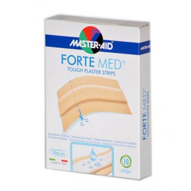 Master Aid Forte Med 10 Strips Master Aid Forte Med 10 Strips