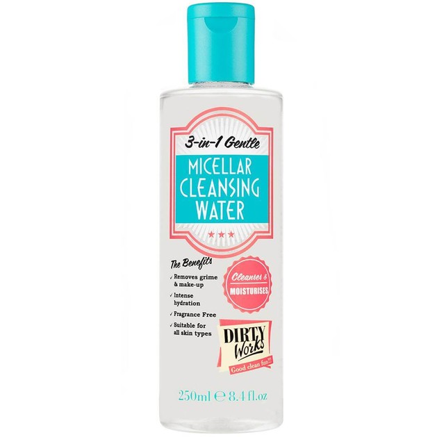 Dirty Works Micellar Cleansing Water 3-in-1 250ml Dirty Works Micellar Cleansing Water 3-in-1 250ml