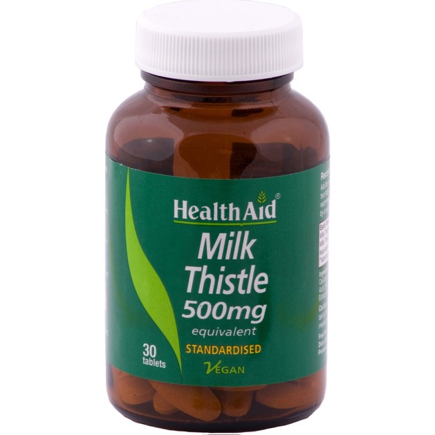 Health Aid Milk Thistle 500mg 30tabs Health Aid Milk Thistle 500mg 30tabs