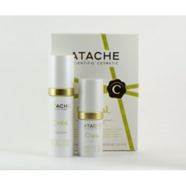 Atache C Vital Set Active Serum 15ml + Active Fluid Αντιρυτιδική - Αντιγηραντική δράση 30ml Atache C Vital Set Active Serum 15ml + Active Fluid Αντιρυτιδική - Αντιγηραντική δράση 30ml
