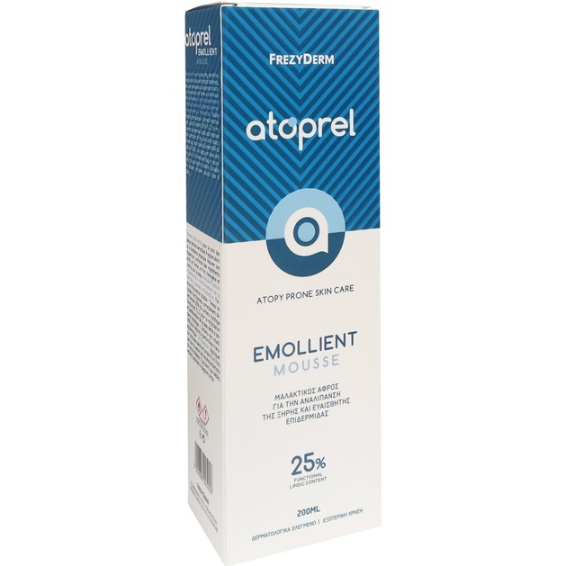 Frezyderm Atoprel Emollient Mousse for Dry & Sensitive Skin 200ml Frezyderm Atoprel Emollient Mousse for Dry & Sensitive Skin 200ml