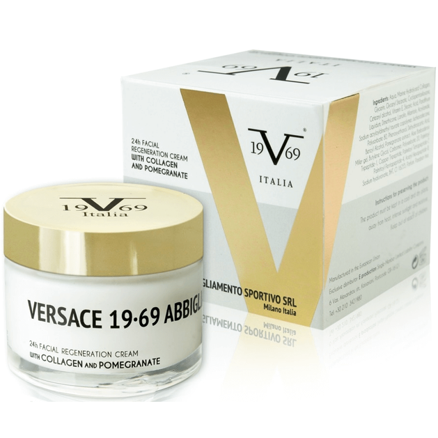 Versace 19.69 Italia Cream 24h Κρέμα Ανάπλασης Προσώπου με Κολλαγόνο & Ρόδι για Όλους τους Τύπους Δέρματος 50ml Versace 19.69 Italia Cream 24h Κρέμα Ανάπλασης Προσώπου με Κολλαγόνο & Ρόδι για Όλους τους Τύπους Δέρματος 50ml