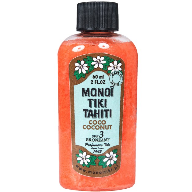 Monoi Tiki Tahiti Coconut Bronzant Suntan Oil Spf3 Λάδι Μαυρίσματος με Άρωμα Καρύδας 60ml Monoi Tiki Tahiti Coconut Bronzant Suntan Oil Spf3 Λάδι Μαυρίσματος με Άρωμα Καρύδας 60ml