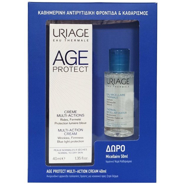 Uriage Promo Eau Thermale Age Protect Multi-Action Face Cream 40ml & Δώρο Micellar Water 50ml Uriage Promo Eau Thermale Age Protect Multi-Action Face Cream 40ml & Δώρο Micellar Water 50ml