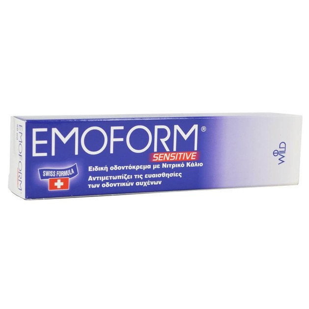 Emoform Sensitive Swiss Ειδική Οδοντόκρεμα με Νιτρικό Κάλιο 50ml Emoform Sensitive Swiss Ειδική Οδοντόκρεμα με Νιτρικό Κάλιο 50ml