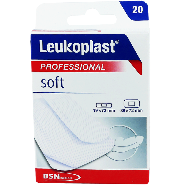 BSN Medical Leukoplast Professional Soft Αυτοκόλλητα Επιθέματα σε 2 Μεγέθη 20 Τεμάχια BSN Medical Leukoplast Professional Soft Αυτοκόλλητα Επιθέματα σε 2 Μεγέθη 20 Τεμάχια