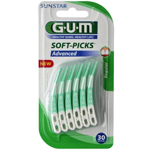 Gum Soft Picks Advanced Regular 650, Μεσοδόντια Βουρτσάκια 30τμχ Gum Soft Picks Advanced Regular 650, Μεσοδόντια Βουρτσάκια 30τμχ
