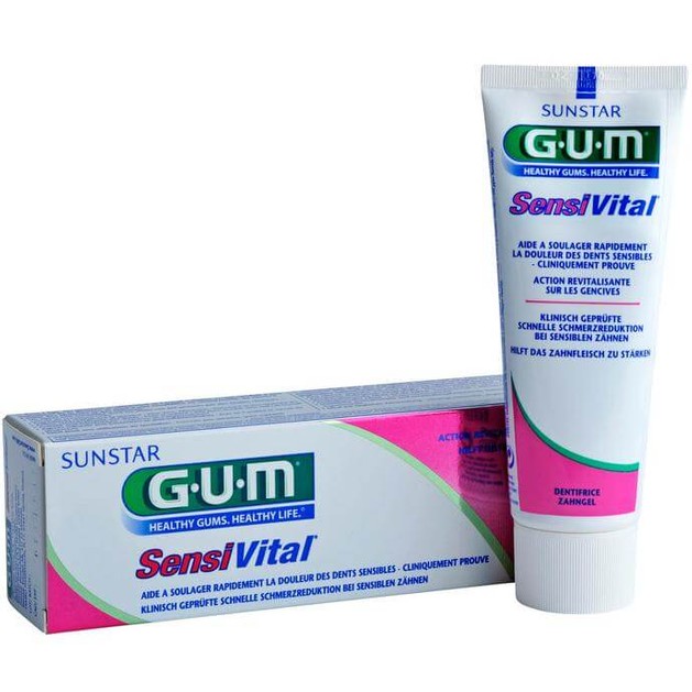 Gum 1722 Sensivital Toothpaste Οδοντόκρεμα με Αποδεδειγμένη Δράση Κατά της Ευαισθησίας 75ml Gum 1722 Sensivital Toothpaste Οδοντόκρεμα με Αποδεδειγμένη Δράση Κατά της Ευαισθησίας 75ml