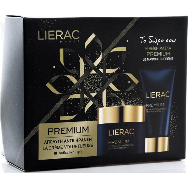Lierac Σετ Premium Cream Volupuese 50ml & Premium Masque Supreme 75ml Lierac Σετ Premium Cream Volupuese 50ml & Premium Masque Supreme 75ml