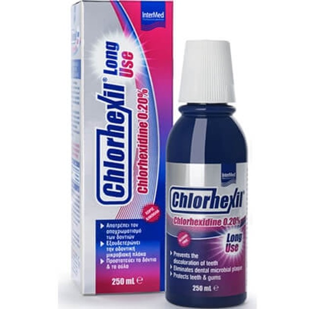 Intermed Chlorhexil 0.20% Mouthwash Long Use 250ml Intermed Chlorhexil 0.20% Mouthwash Long Use 250ml