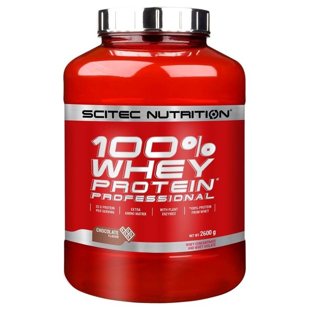 Scitec Nutrition 100% Whey Protein Professional Μείγμα Εξαιρετικής Ποιότητας Πρωτεΐνης Ορού Γάλακτος 2600 gr Scitec Nutrition 100% Whey Protein Professional Μείγμα Εξαιρετικής Ποιότητας Πρωτεΐνης Ορού Γάλακτος 2600 gr