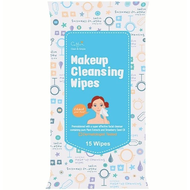 Vican Cettua Make up Cleansing Wipes Μαντηλάκια Καθαρισμού και Αφαίρεσης Μακιγιάζ, 15 Μαντηλάκια Vican Cettua Make up Cleansing Wipes Μαντηλάκια Καθαρισμού και Αφαίρεσης Μακιγιάζ, 15 Μαντηλάκια