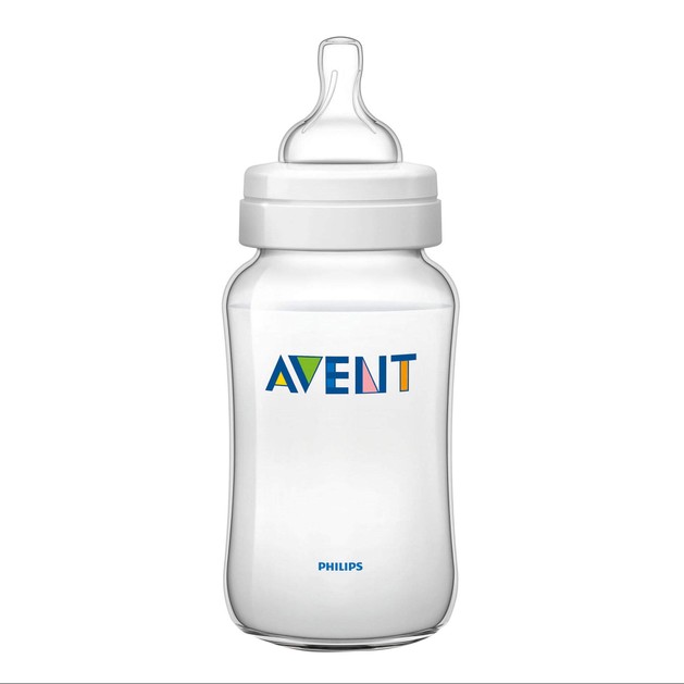 Avent Classic+ Πλαστικό Μπιμπερό 3m+ Μηνών με Πιπίλα Σιλικόνης 330ml Χωρίς BPA SCF566/17 Avent Classic+ Πλαστικό Μπιμπερό 3m+ Μηνών με Πιπίλα Σιλικόνης 330ml Χωρίς BPA SCF566/17